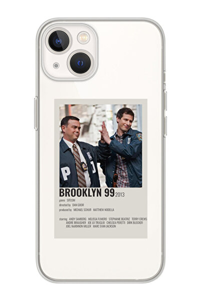 moonset Iphone 15 Uyumlu Baskılı Yumuşak Silikon Şeffaf Telefon Kılıfı