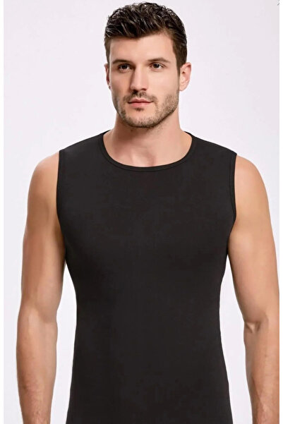 İlke Men'S, Black, Exclusive, 100% Cotton, 6-Pack Badi