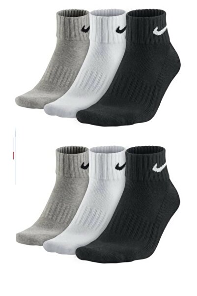 Nike Everyday Sx7666-100 Cotton X6 Antreman Çorabı 42-46 Beyaz