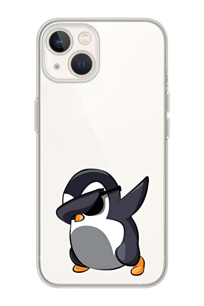 moonset Iphone 15 Uyumlu Baskılı Yumuşak Silikon Şeffaf Telefon Kılıfı