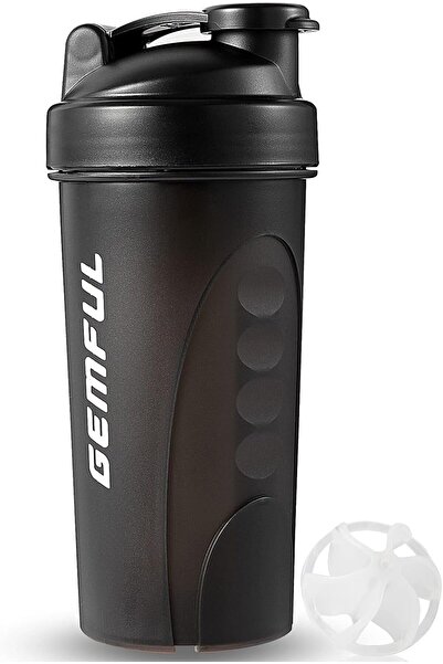 GEMFUL Shaker Bottle for Protein Mixes BPA-Free Leak Proof Water Blender Cup ...