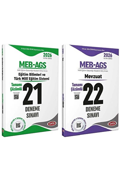 Data Yayınları Data 2026 MEB-AGS Eğitim Bilimleri ve Türk Milli Eğitim Sistem...