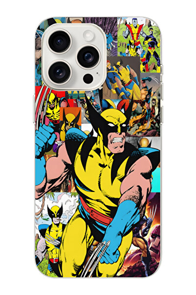 moonset Iphone 14 Pro Max Uyumlu Baskılı Yumuşak Silikon Şeffaf Telefon Kılıfı