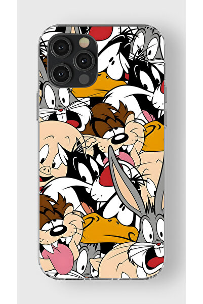 moonset Iphone 12 Pro Max Uyumlu Baskılı Yumuşak Silikon Şeffaf Telefon Kılıfı