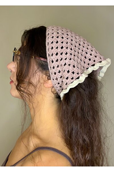 Ra Design store Candlelight Ruffle Detailed, Dusty Rose Colored Hand-Knitted ...