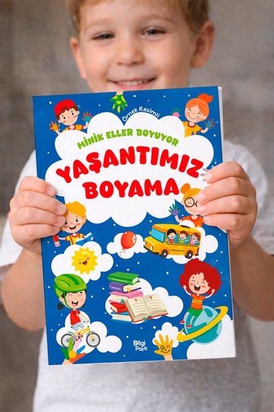 Parodi Yayınları Little Hands Grow Up: Professions and Activities Coloring Book |   Set of 2 |   Preschool Educational Painting