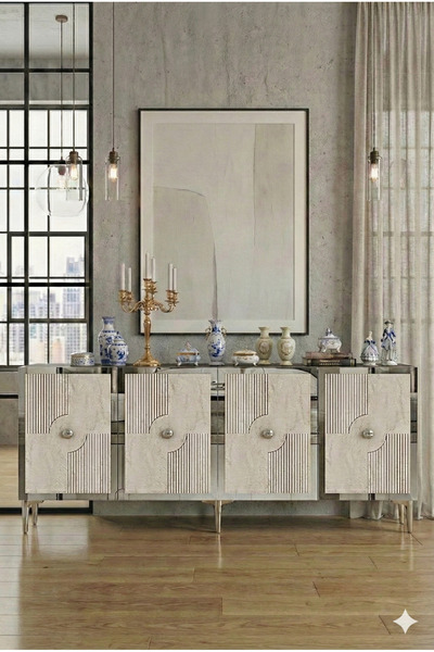 CENEYRA KA1811BTS PEGA180 KONSOL, KAHVE KÖŞESİ ve TV SEHPASI, ÇOK AMAÇLI DOLA...