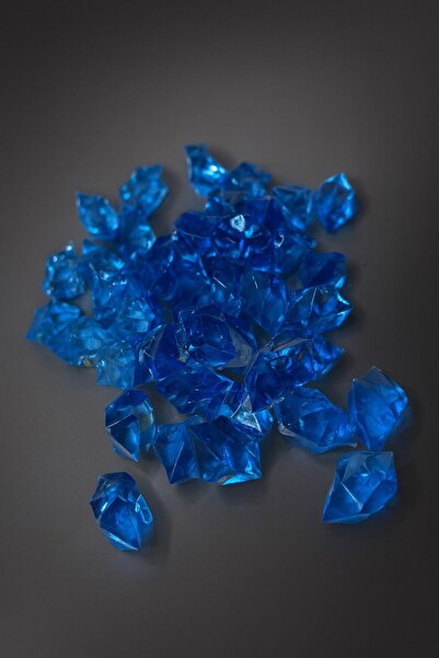 SC GAMA EPOXY SRL Cristale decorative pentru proiecte DIY (80–100 g) ALBASTRU