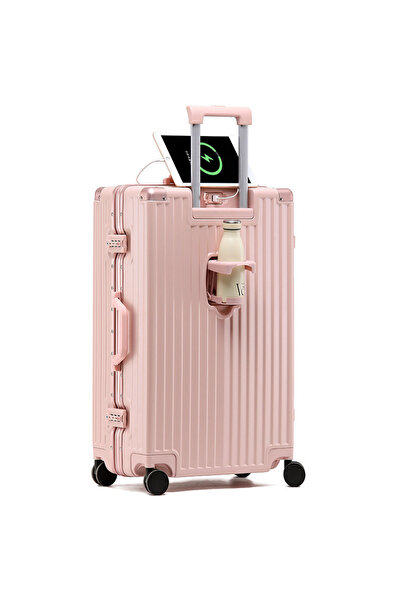 Dasbo Hand Trolley for Airplane Cabin, Dasbo®, cup holder and USB charging po...