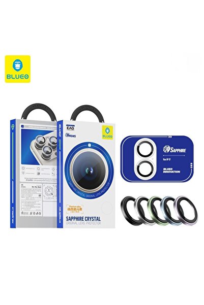 BLUEO 99.99% Real Sapphire Titanium Case iPhone 17 Compatible Camera Lens Pro...