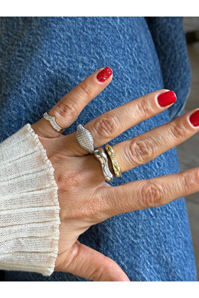 Rossetto Atelier Imported Silver Full Stone Kelly Ring