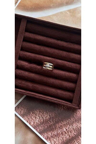 KAD COLLECTION خاتم بنتيرنت مرصع بالأحجار