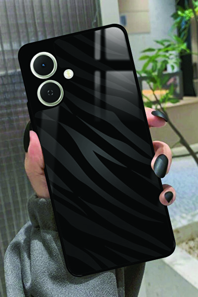 TECNO Spark GO 2 Uyumlu Zebra Tasarımlı Glossy Premium Kılıf