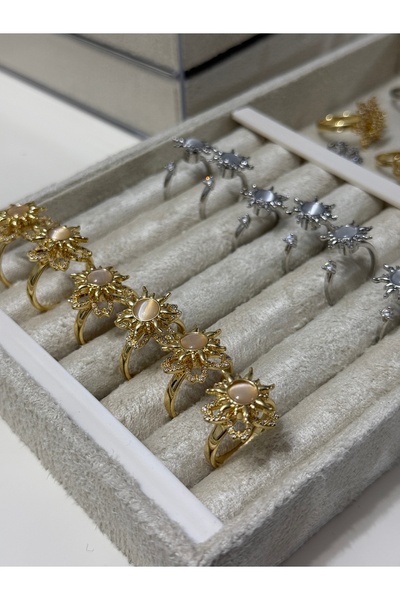 Tüko Store خاتم دوار متحرك قابل للتعديل من الفولاذ