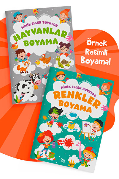 Parodi Yayınları كتاب تلوين للأيدي الصغيرة يحتوي على ألوان وحيوانات |   مجموع...