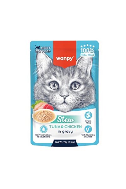 Wand Retort Tuna + Chicken Cat Soup - 70g