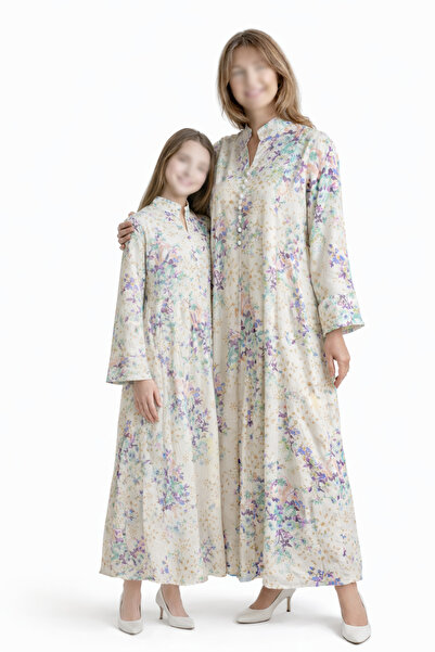 RONZA Embroidered jalabiya for mother and daughter