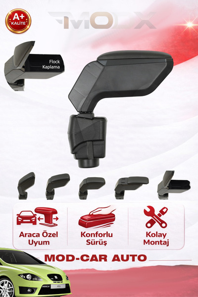 MODxAUTO SEAT İBİZA 2002-2009 ARACA ÖZEL ÜRETİM KOL DAYAMA (KOLÇAK) VİDASIZ A+