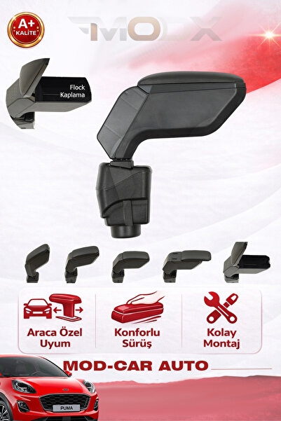 MODxAUTO FORD PUMA 2020+ ARACA ÖZEL ÜRETİM KOL DAYAMA (KOLÇAK) VİDASIZ A+