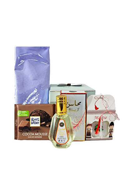 velve Pachet cadou femei Ritt, martisor, esarfa, ciocolata Ritter, parfum ara...