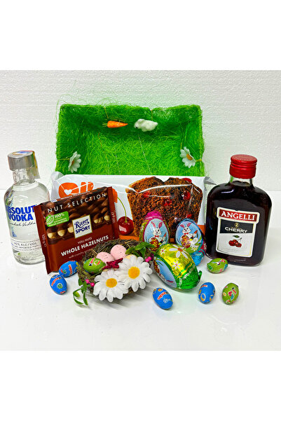 velve Cos Easter, selectie dulciuri, bauturi spirtoase, Angelli Cherry 200ml,...