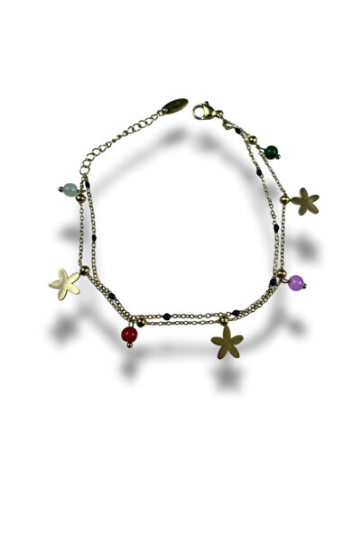 Brethils Xuping Double Row Charm Bracelet with Anti-Tarnish Feature