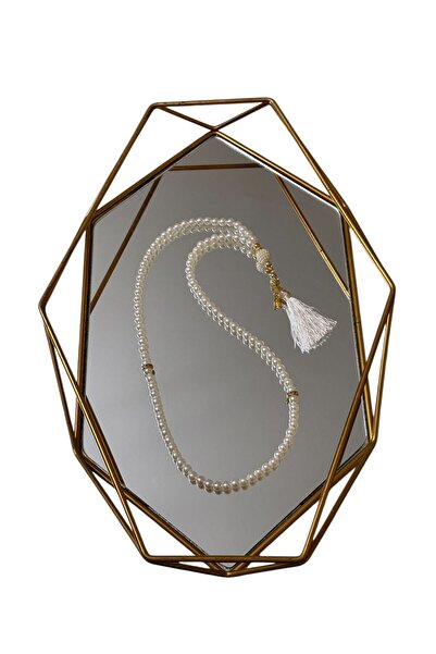 GümüşAVM 99'Lu سبحة صلاة فاخرة من اللؤلؤ كهدية