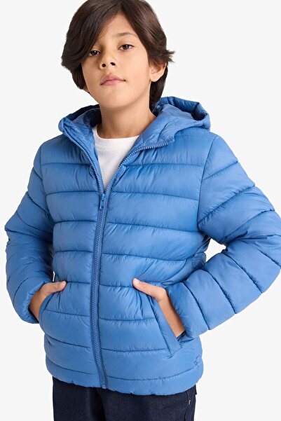 DeFacto Boy's Water Repellent K Hooded Coat D5899A826Sp