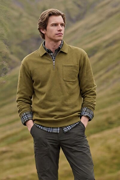 DeFacto Swea cu jumătate de fermoar tricou F8215AX26SP