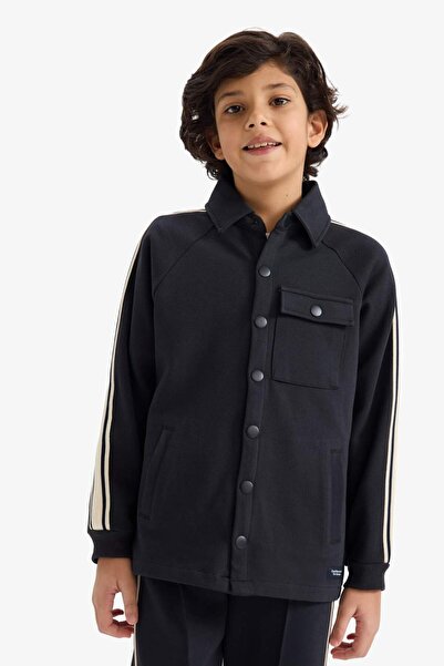 DeFacto Boy's Polo Neck Cardigan G1026A826Sp