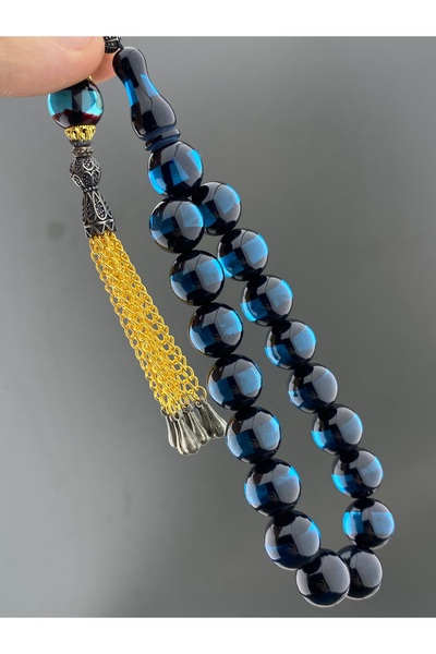 Tesbih Store Men's Sürmeli Maskot Boy Sürmeli Dust Amber Special Tassel Efe T...