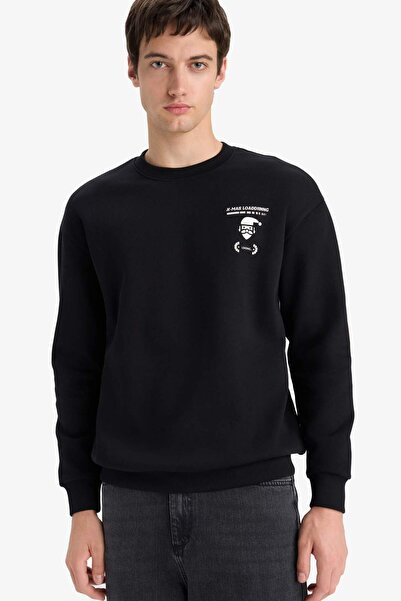 DeFacto سترة بوكسي فيت مطبوع F2626AX25WN