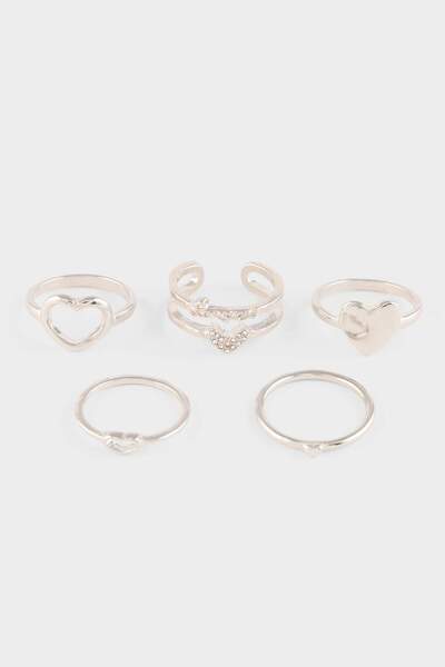 DeFacto Women's 5-Piece Ring G4497Axns