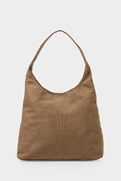 DeFacto Geantă de umăr din piele întoarsă pentru femei G8759AXNS