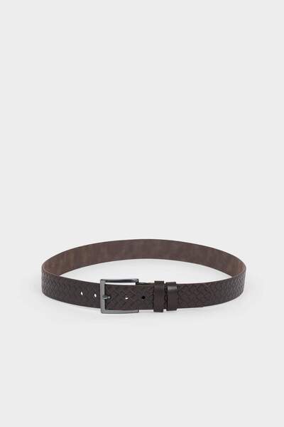 DeFacto Curea casual din piele artificială cu cataramă dreptunghiulară pentru...