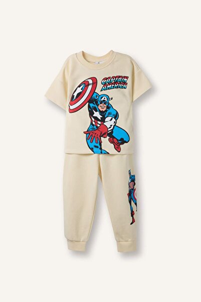DeFacto Baby Boy Marvel Comics 2-Piece Set Sweatshirt Sweatpants G6691A526Sm