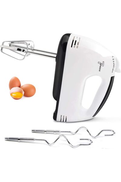 Arabest 7-speed electric hand mixer, pop-up button, handheld whisk for mixing...
