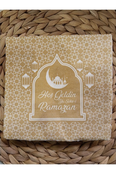 GenelTedarik HOŞGELDİN YA ŞEHR-İ RAMAZAN TEMALI GOLD KAĞIT PEÇETE