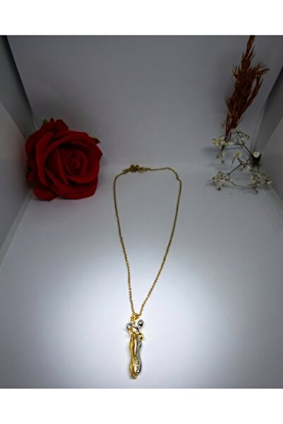 BANEDETTA Sarılan Çift Kolyesi Hug Figürlü Aşk Kolyesi Sevgililer Günü Hediye