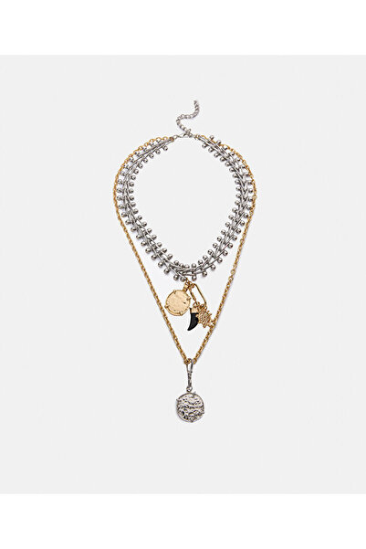 Twist KOMBİNE UÇLU ÇİFT RENKLİ KOLYE SETİ