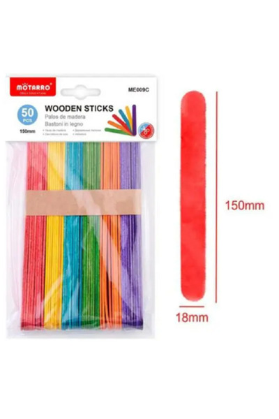 MOTARRO Wooden Stick ME009C Natural Solid Wood Stick | Durable Multipurpose W...