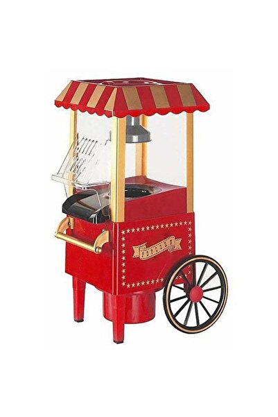 LC Vintage Style Electric Popcorn Maker Cart