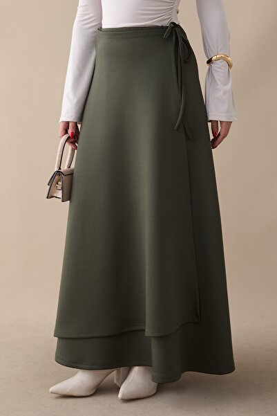 InStyle Спідниця з боковим застібанням Haki Scuba