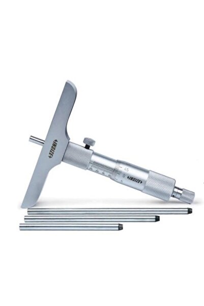 İnsize 3240 Μηχανικό μικρόμετρο βάθους, με βάση, κλίμακα 0-50 mm, Προεκτάσεις...