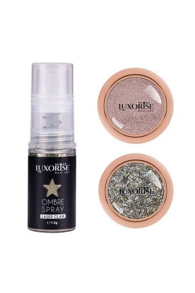 LUXORISE Σετ πέπλων με γκλίτερ για νύχια