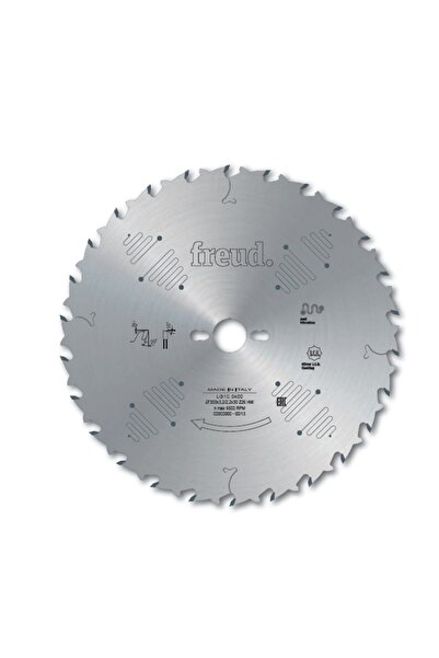 Freud Κυκλική λεπίδα πριονιού LG1C με επιμετάλλωση CMS για διαμήκη κοπή μασίφ...