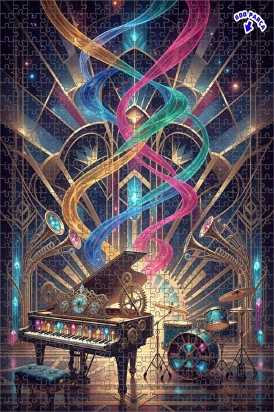 Teona Ahşap لغز خشبي مؤطر بطبقتين بعنوان 'سوينغ أوف لايف' 600 قطعة 50×35