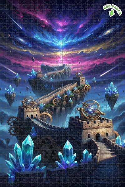 Teona Ahşap لغز خشبي بإطار مزدوج الطبقات من فانتاستيك إيفيرن وول 800 قطعة 70x50