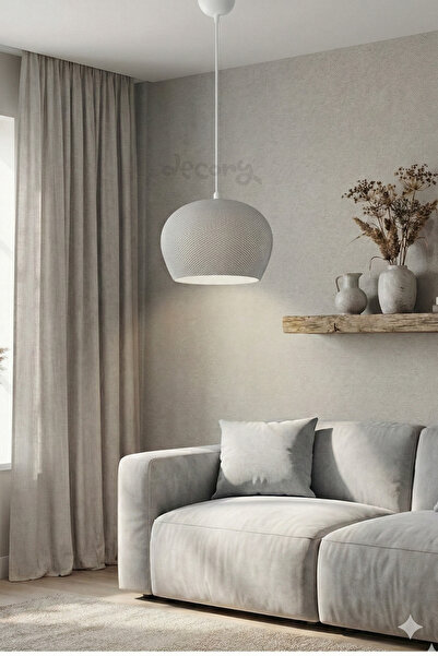 decory Elysium Modern Dokulu, Pinterest Tarzı Özel Tasarım Tekli Sarkıt Avize...