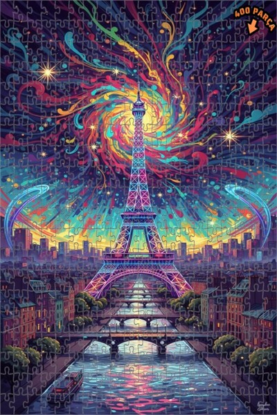 Teona Ahşap لغز خشبي بإطار مزدوج الطبقات من باريس إنيرجي 400 قطعة 35x35